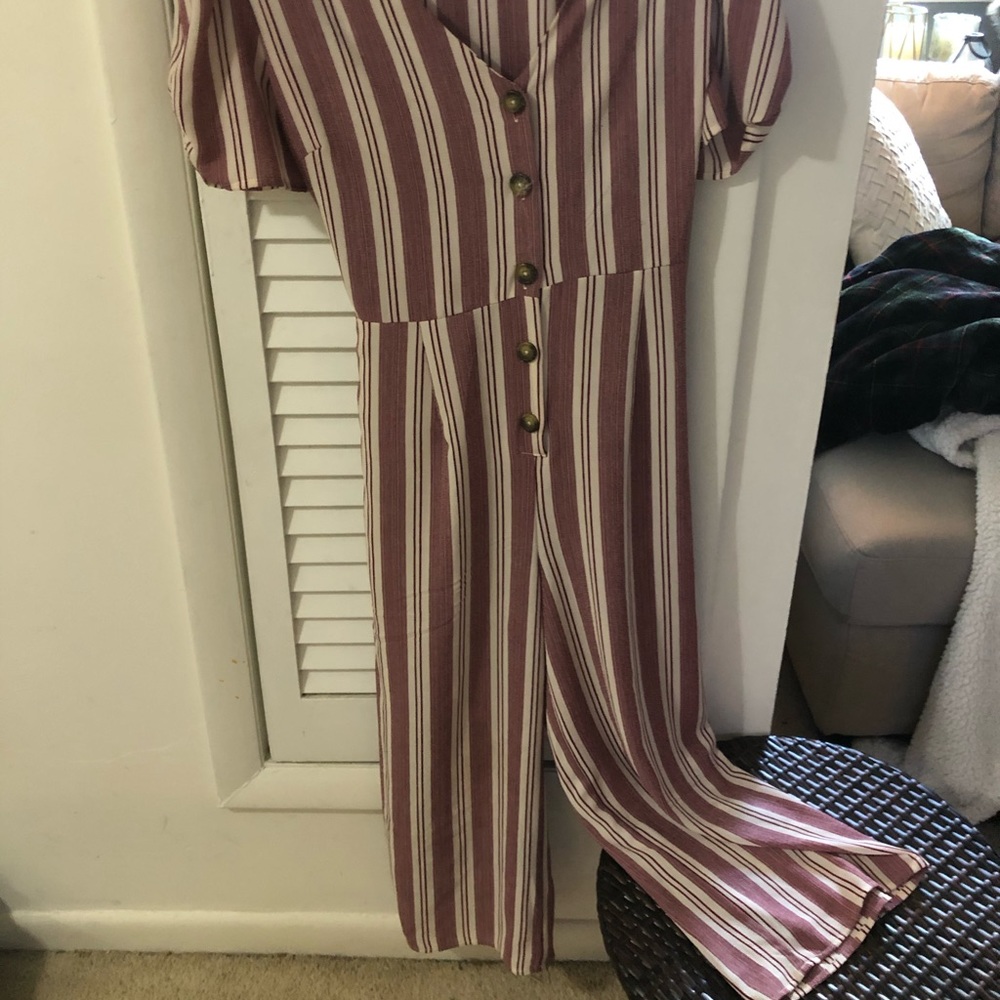 Stripped Jumpsuit